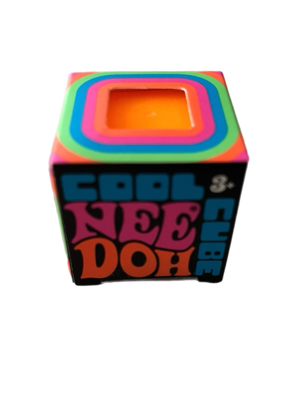 Cool Nee Doh Cube - Multicolor Retro Sensory Toy